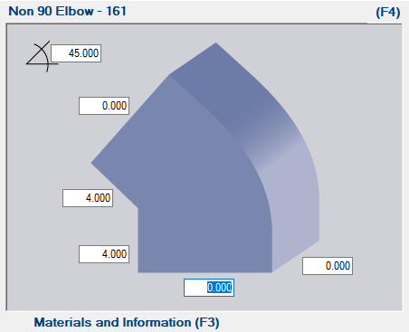 Radius Square 45 Degree Elbow - Image 2
