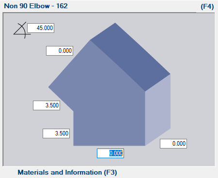 Square 45 Degree Elbow - Image 2